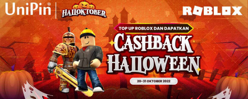 Halloktober! Top Up Roblox dan Dapatkan Cashback Halloween